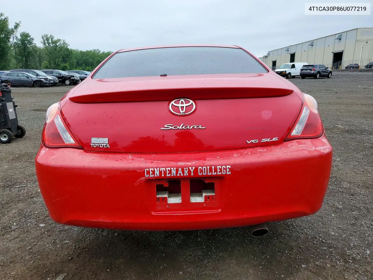 2006 Toyota Camry Solara Sle V6 VIN: 4T1CA30P86U077219 Lot: 56480426