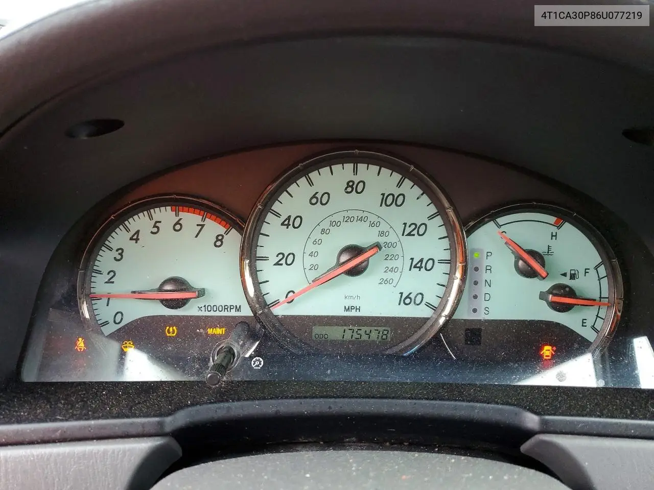2006 Toyota Camry Solara Sle V6 VIN: 4T1CA30P86U077219 Lot: 56480426