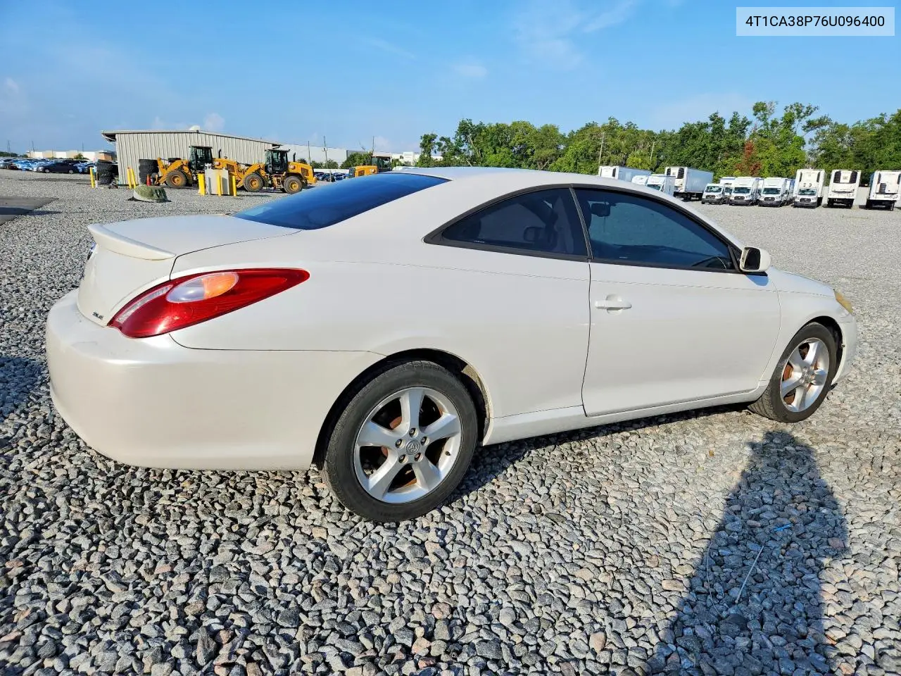 2006 Toyota Camry Solara Sle V6 VIN: 4T1CA38P76U096400 Lot: 58621116