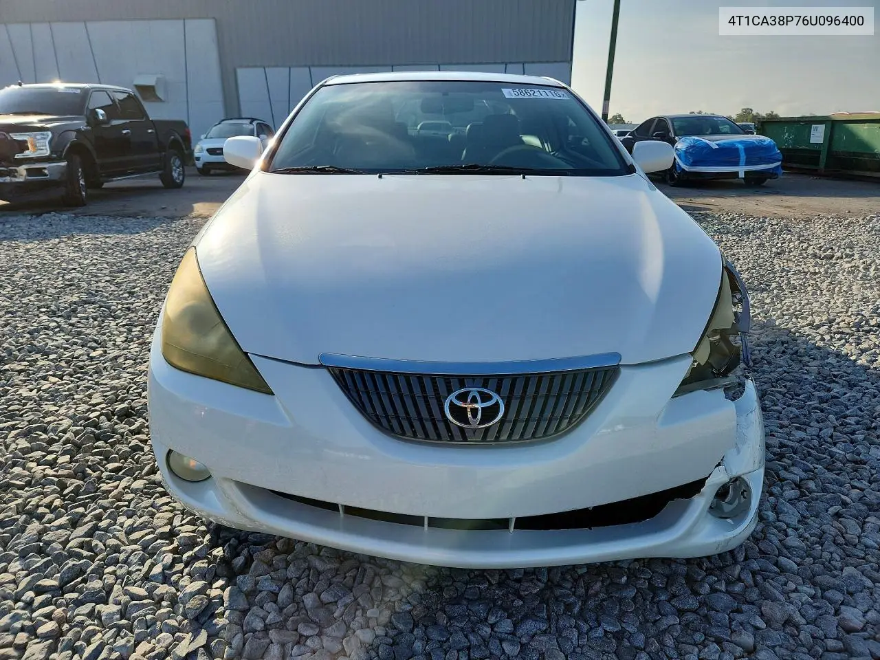 2006 Toyota Camry Solara Sle V6 VIN: 4T1CA38P76U096400 Lot: 58621116