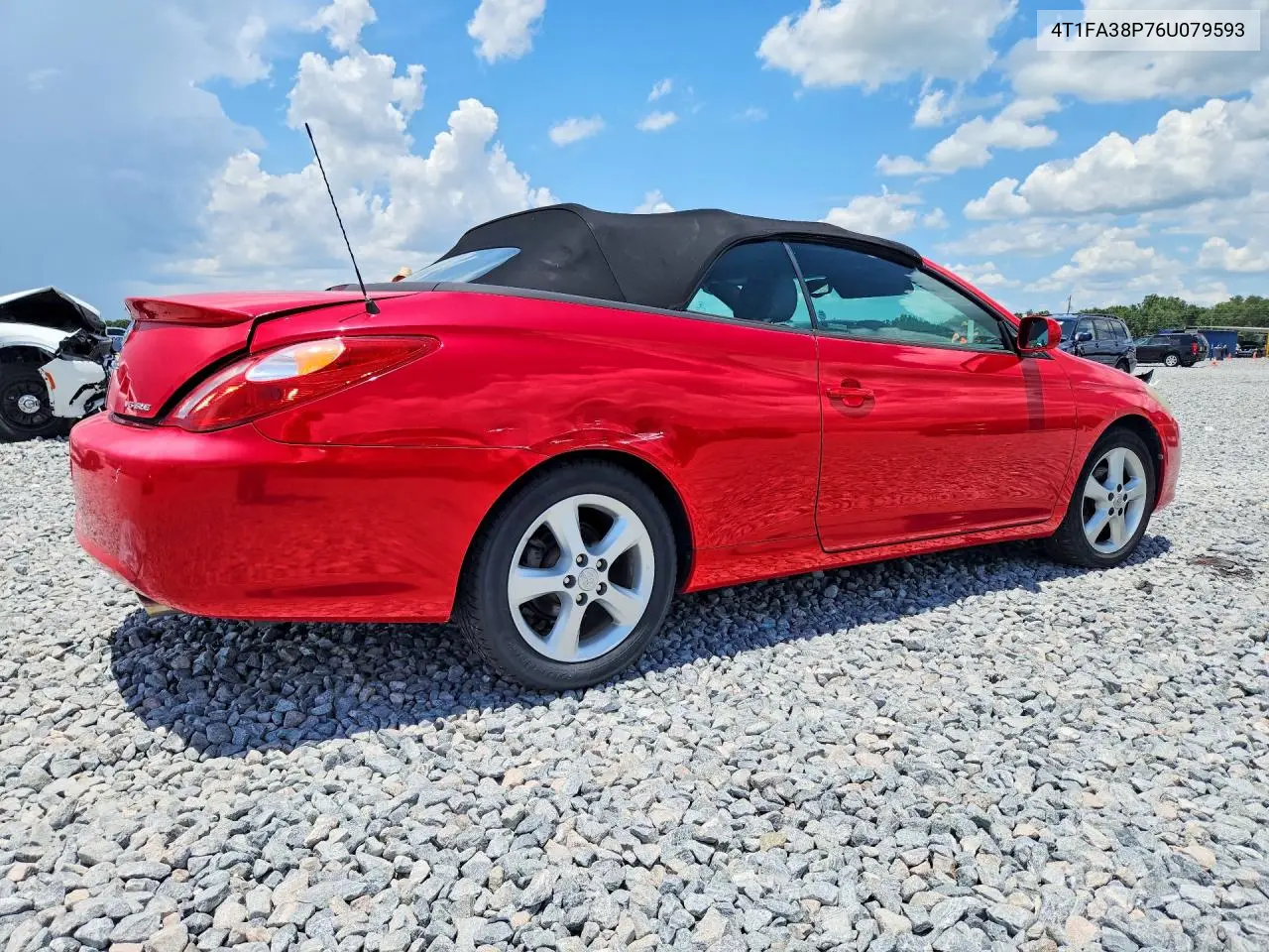 2006 Toyota Camry Solara Sle V6 VIN: 4T1FA38P76U079593 Lot: 59006696