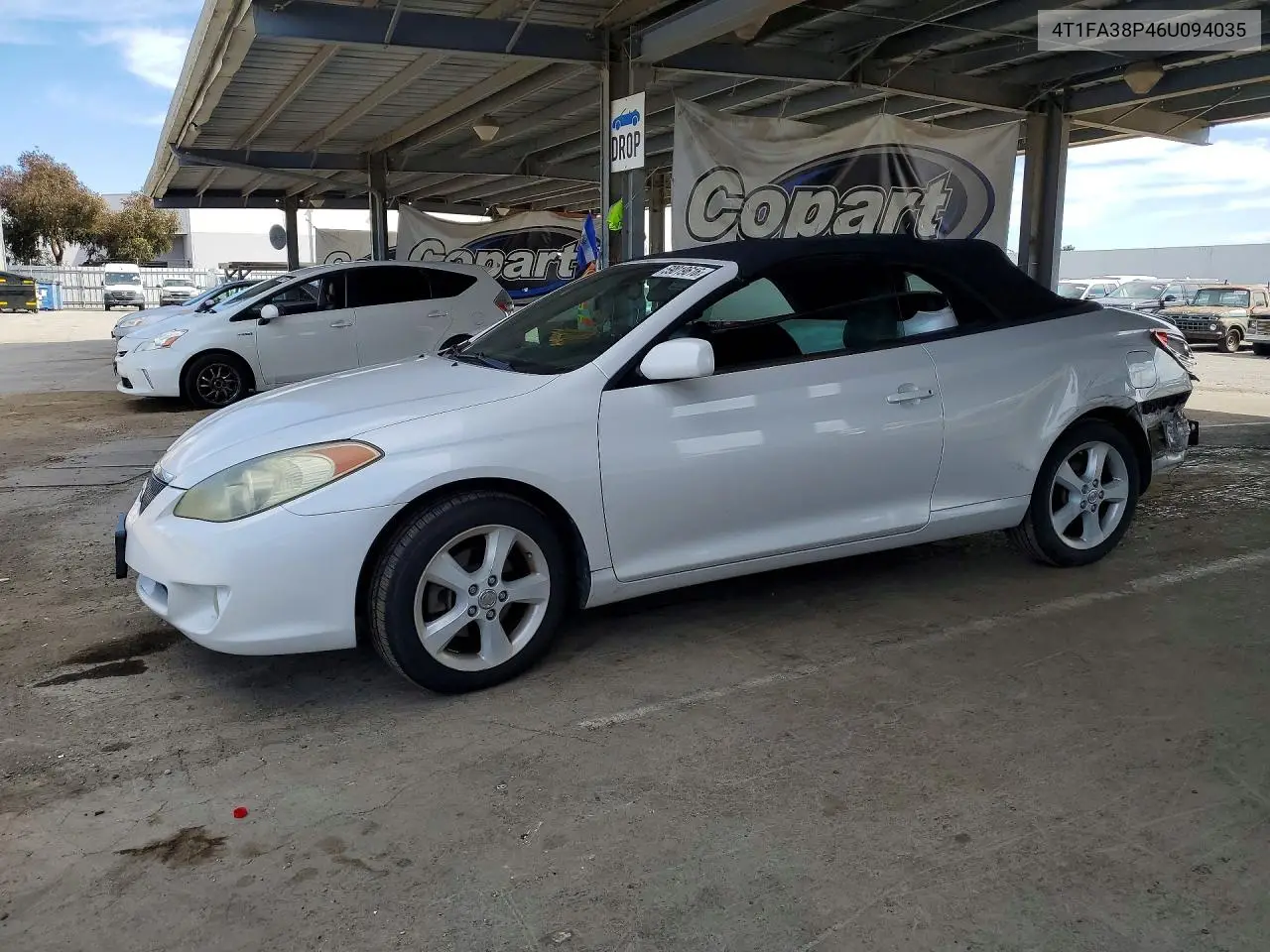 2006 Toyota Camry Solara Sle V6 VIN: 4T1FA38P46U094035 Lot: 59019616