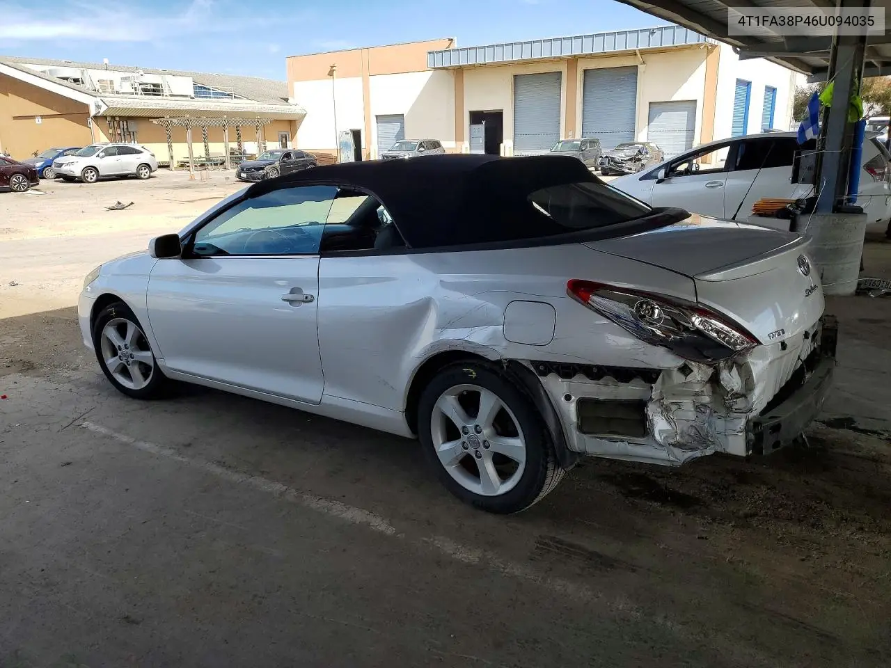 2006 Toyota Camry Solara Sle V6 VIN: 4T1FA38P46U094035 Lot: 59019616