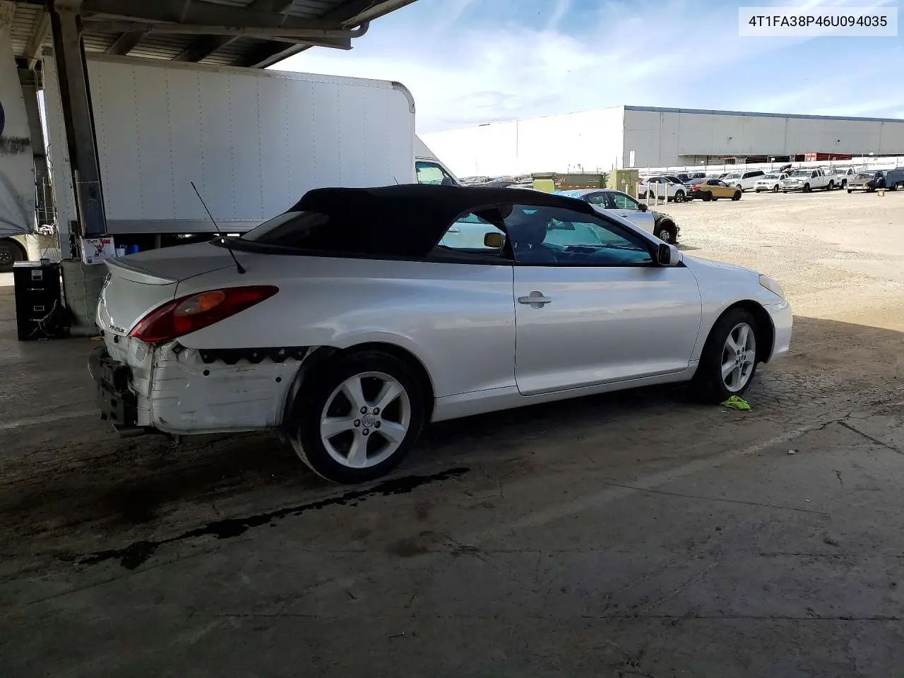 2006 Toyota Camry Solara Sle V6 VIN: 4T1FA38P46U094035 Lot: 59019616