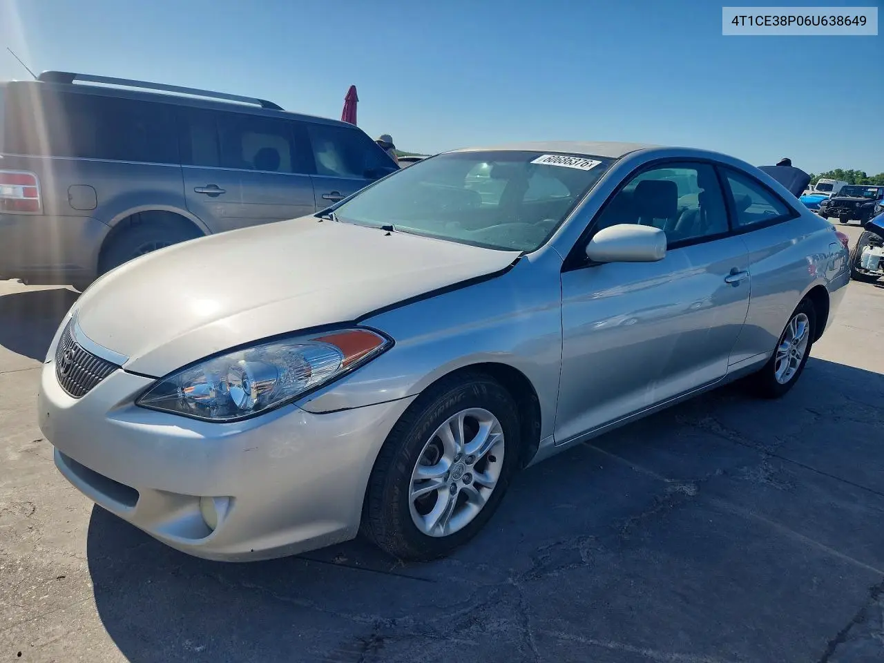 2006 Toyota Camry Solara Se VIN: 4T1CE38P06U638649 Lot: 60686376