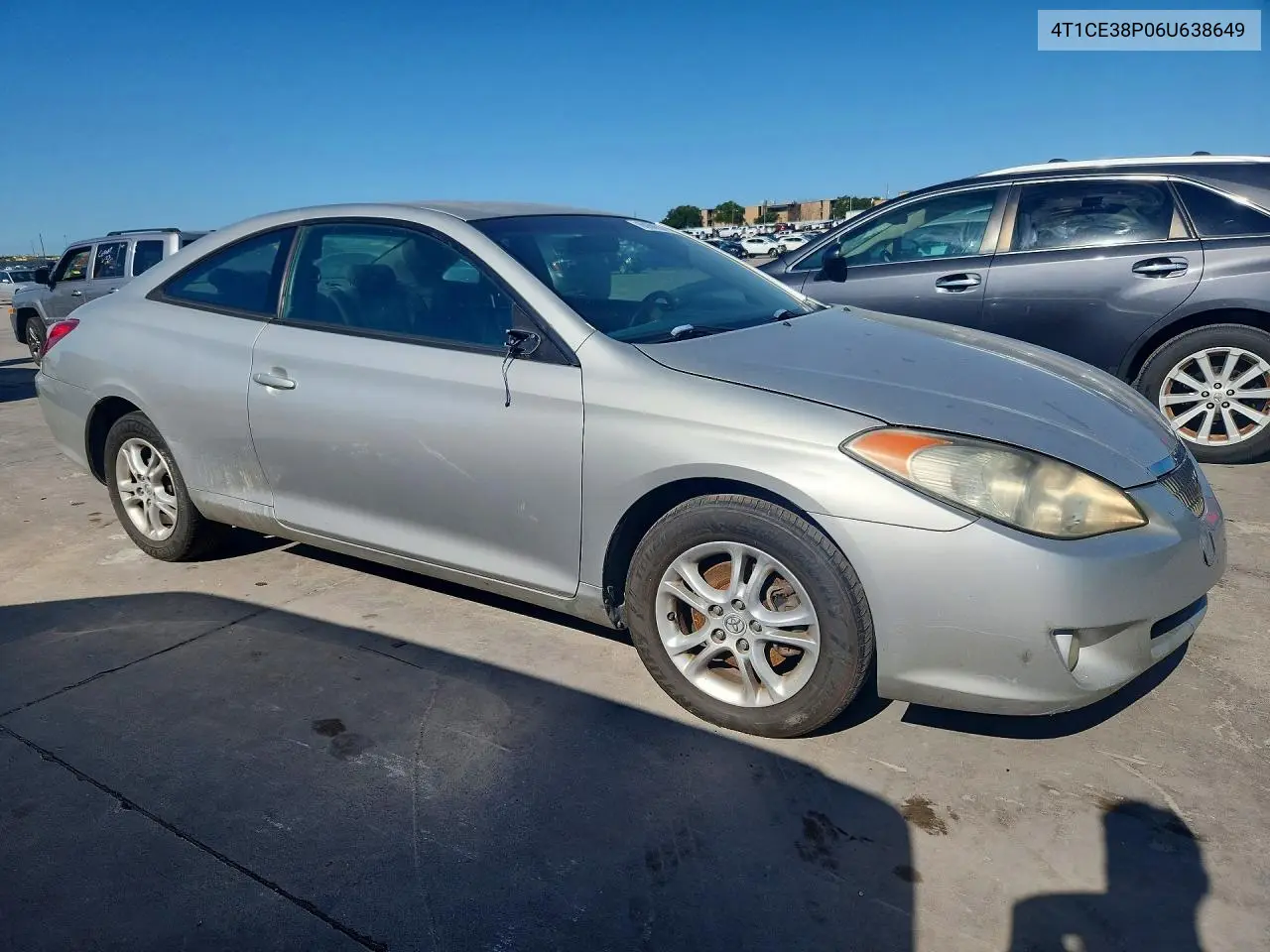 2006 Toyota Camry Solara Se VIN: 4T1CE38P06U638649 Lot: 60686376