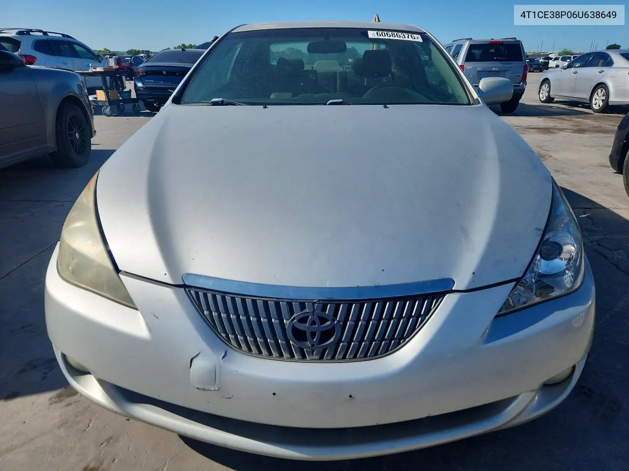 2006 Toyota Camry Solara Se VIN: 4T1CE38P06U638649 Lot: 60686376