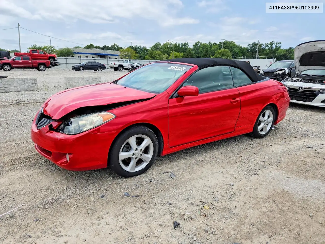 4T1FA38P96U103909 2006 Toyota Camry Solara Sle V6