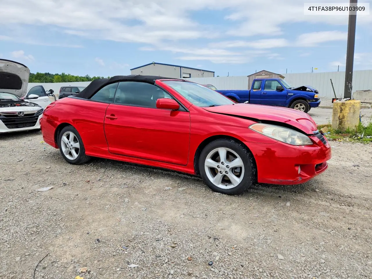 4T1FA38P96U103909 2006 Toyota Camry Solara Sle V6
