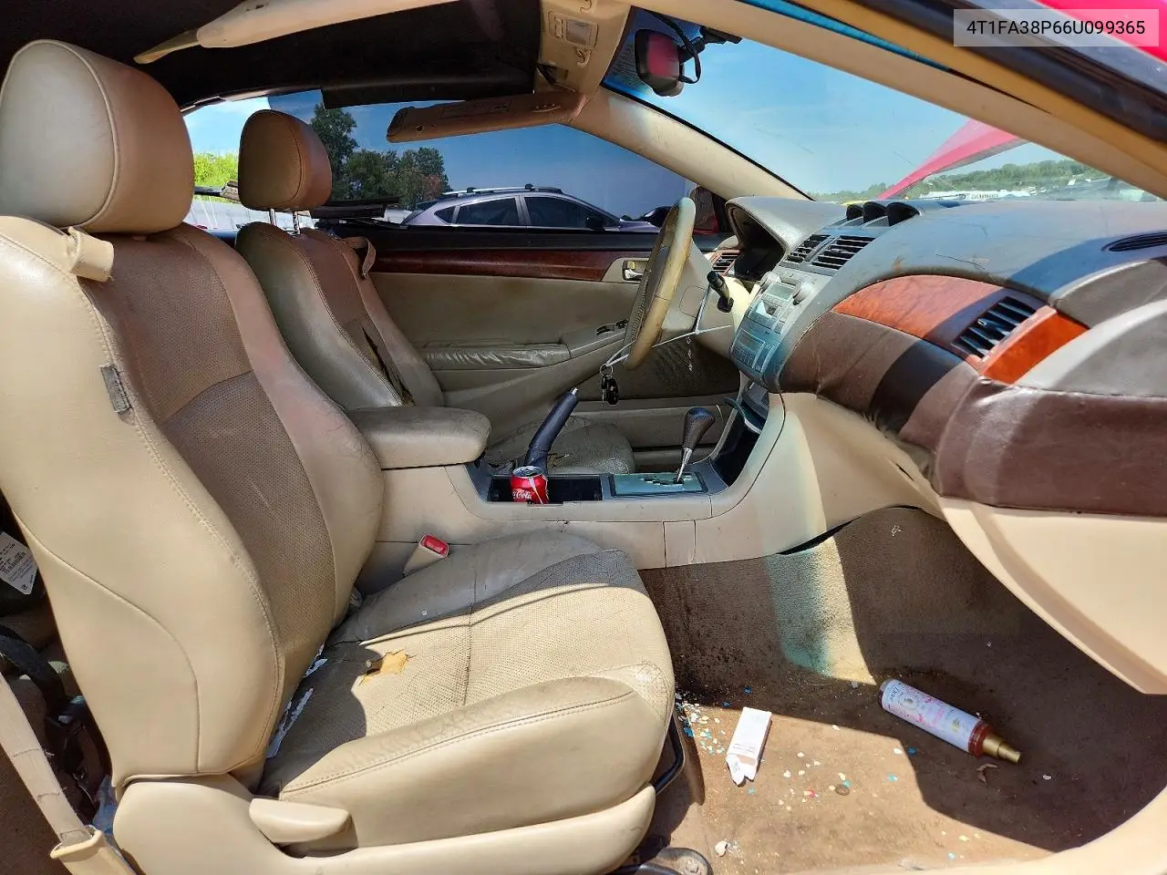 2006 Toyota Camry Solara Sle V6 VIN: 4T1FA38P66U099365 Lot: 85984285