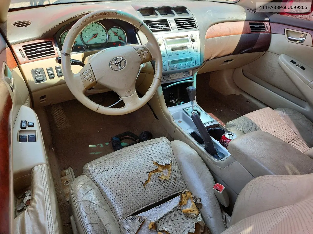 2006 Toyota Camry Solara Sle V6 VIN: 4T1FA38P66U099365 Lot: 85984285
