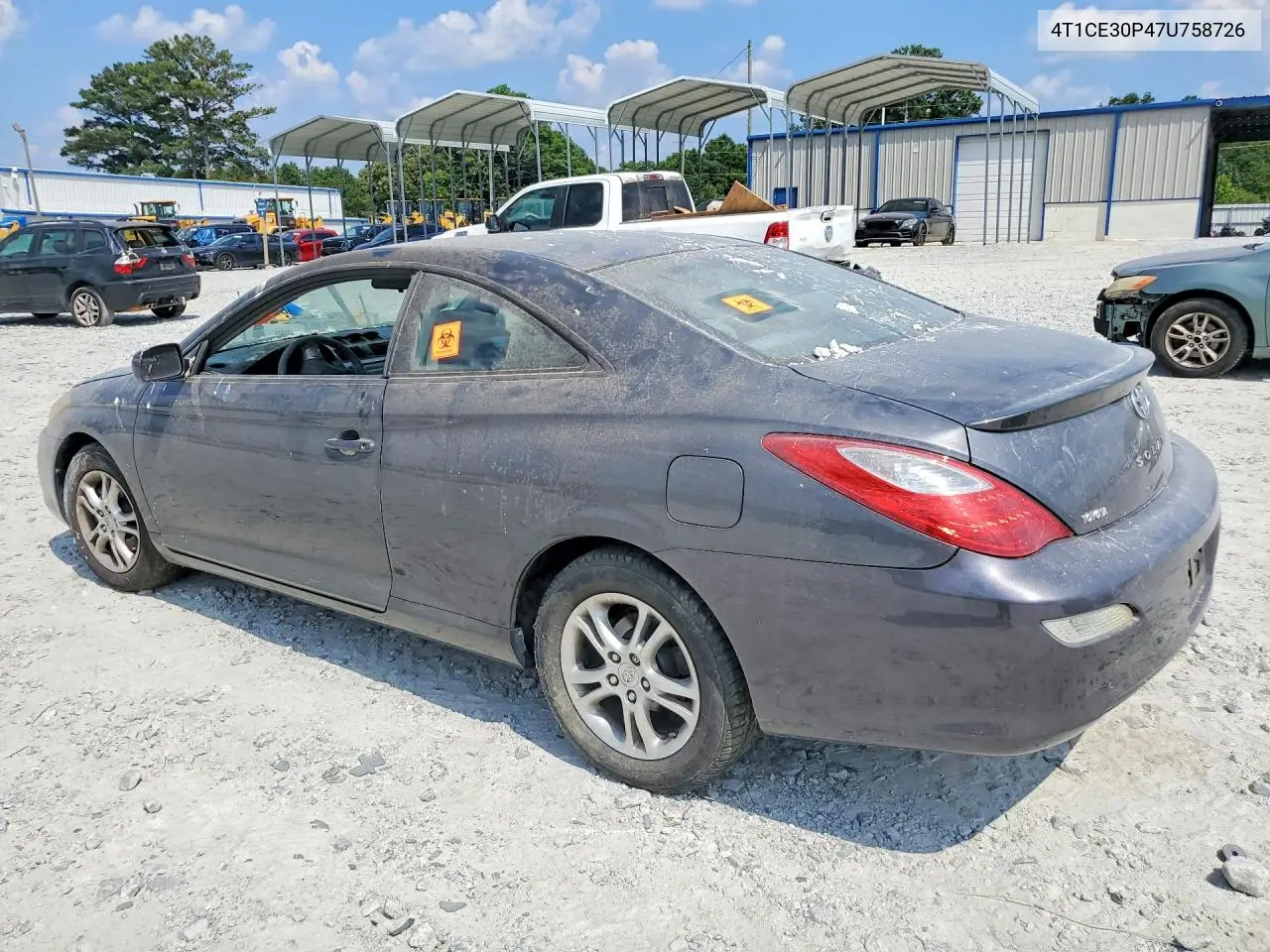 2007 Toyota Camry Solara Se VIN: 4T1CE30P47U758726 Lot: 59013486