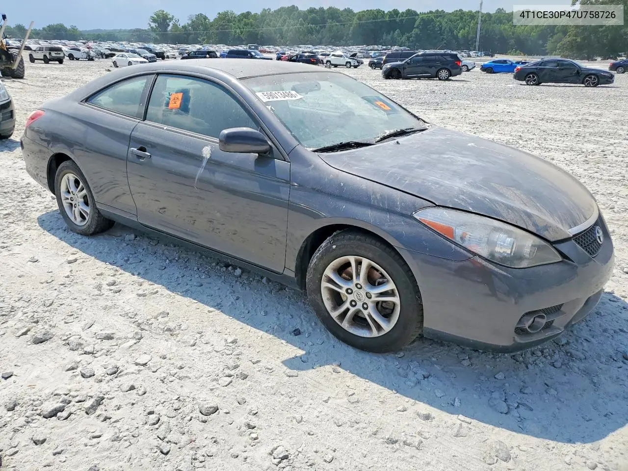 2007 Toyota Camry Solara Se VIN: 4T1CE30P47U758726 Lot: 59013486
