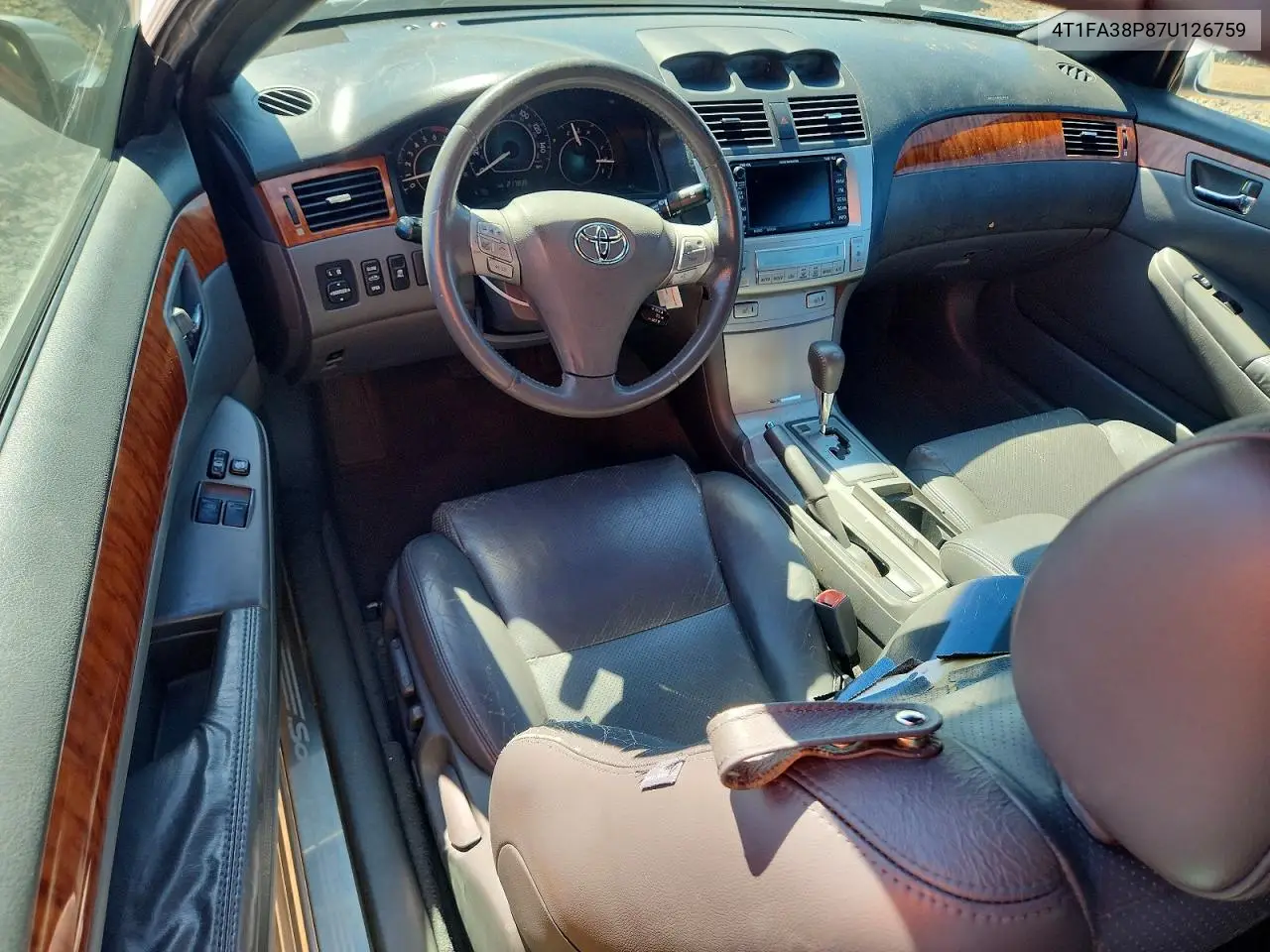 2007 Toyota Camry Solara Sle V6 VIN: 4T1FA38P87U126759 Lot: 59152096