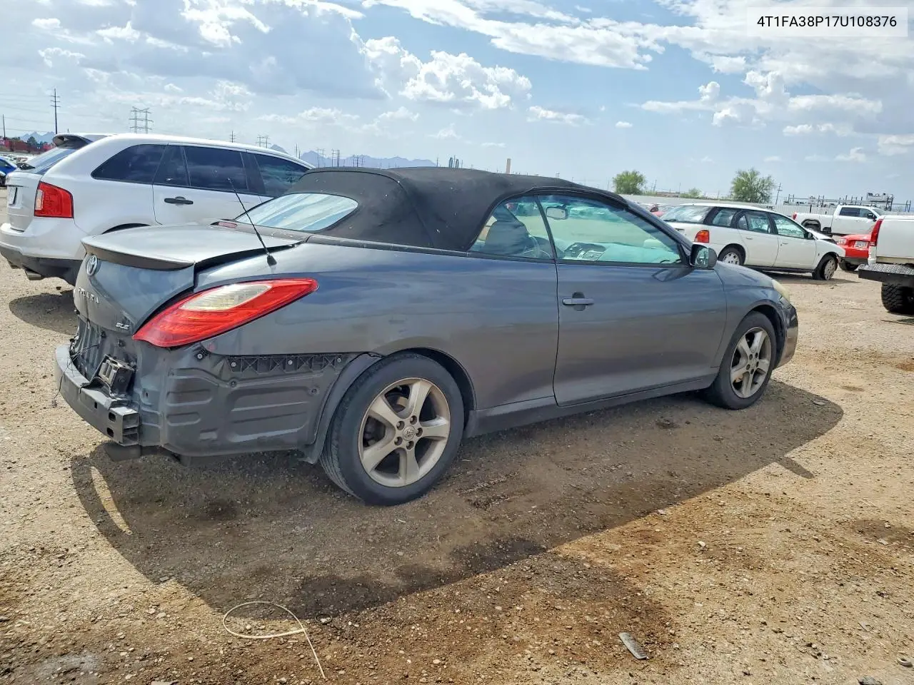 2007 Toyota Camry Solara Sle V6 VIN: 4T1FA38P17U108376 Lot: 60010546