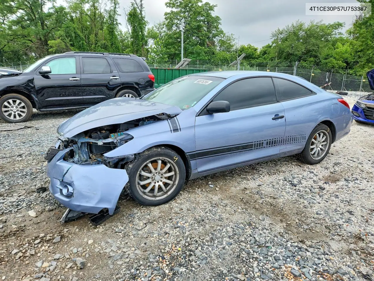 2007 Toyota Camry Solara Se VIN: 4T1CE30P57U753387 Lot: 60076266