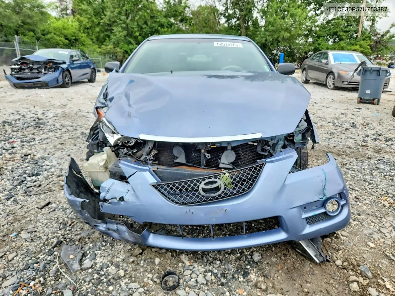 2007 Toyota Camry Solara Se VIN: 4T1CE30P57U753387 Lot: 60076266