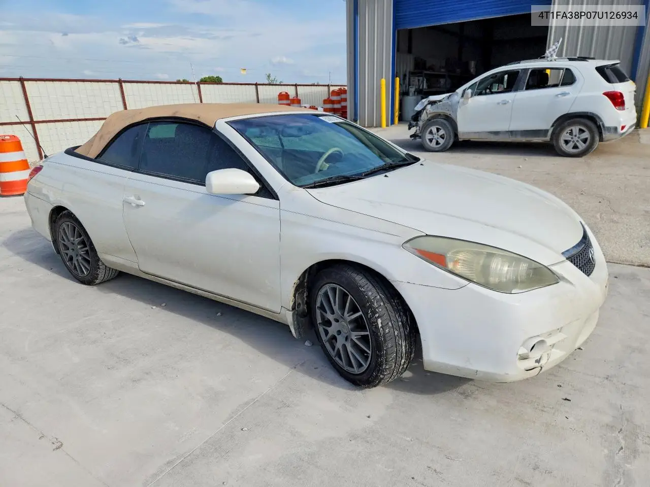 2007 Toyota Camry Solara Sle V6 VIN: 4T1FA38P07U126934 Lot: 60887846