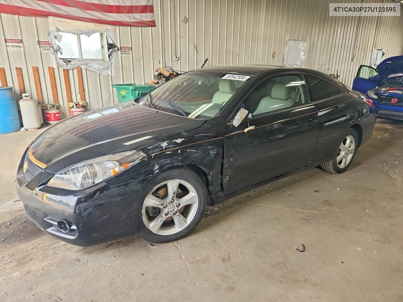 2007 Toyota Camry Solara Sle V6 VIN: 4T1CA30P27U123595 Lot: 60942906