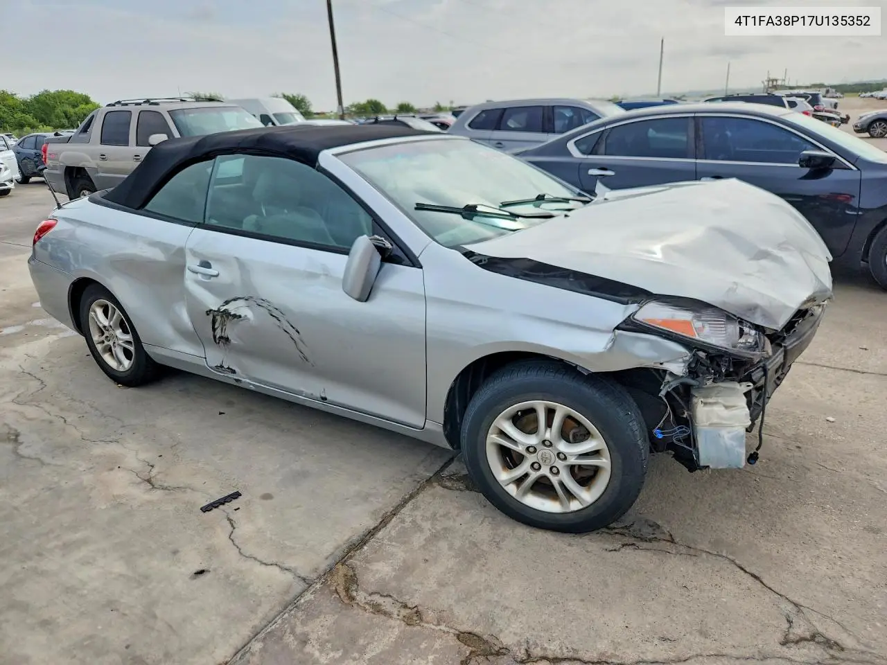 2007 Toyota Camry Solara Se V6 VIN: 4T1FA38P17U135352 Lot: 61025356