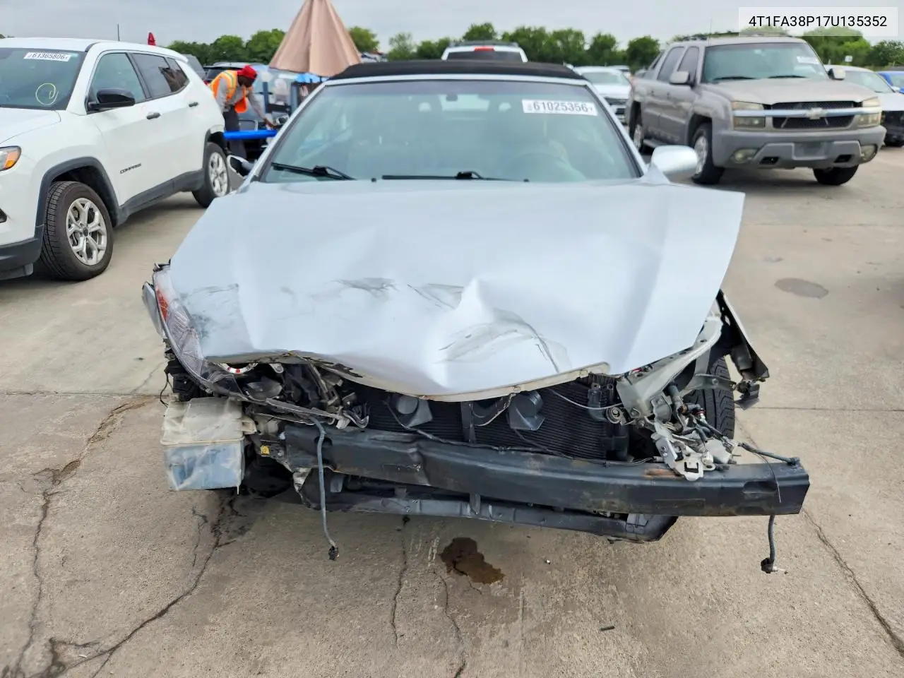 2007 Toyota Camry Solara Se V6 VIN: 4T1FA38P17U135352 Lot: 61025356