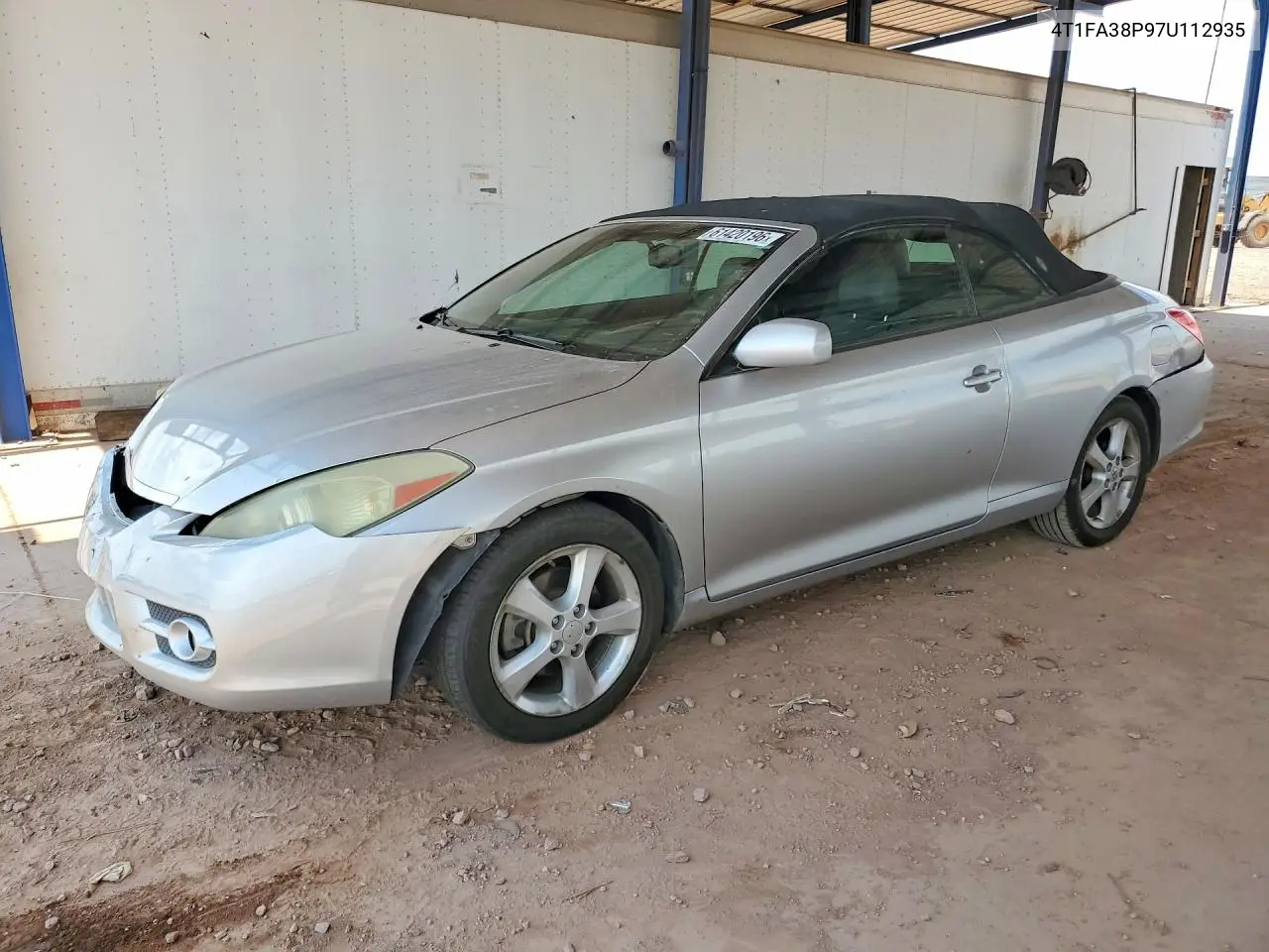 2007 Toyota Camry Solara Sle V6 VIN: 4T1FA38P97U112935 Lot: 61420196