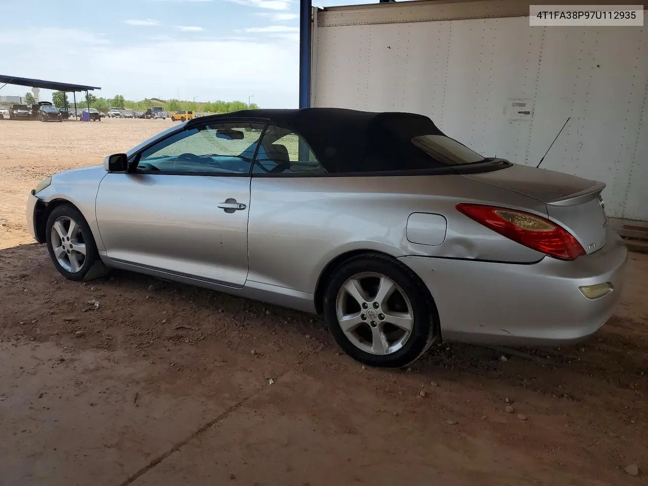 2007 Toyota Camry Solara Sle V6 VIN: 4T1FA38P97U112935 Lot: 61420196