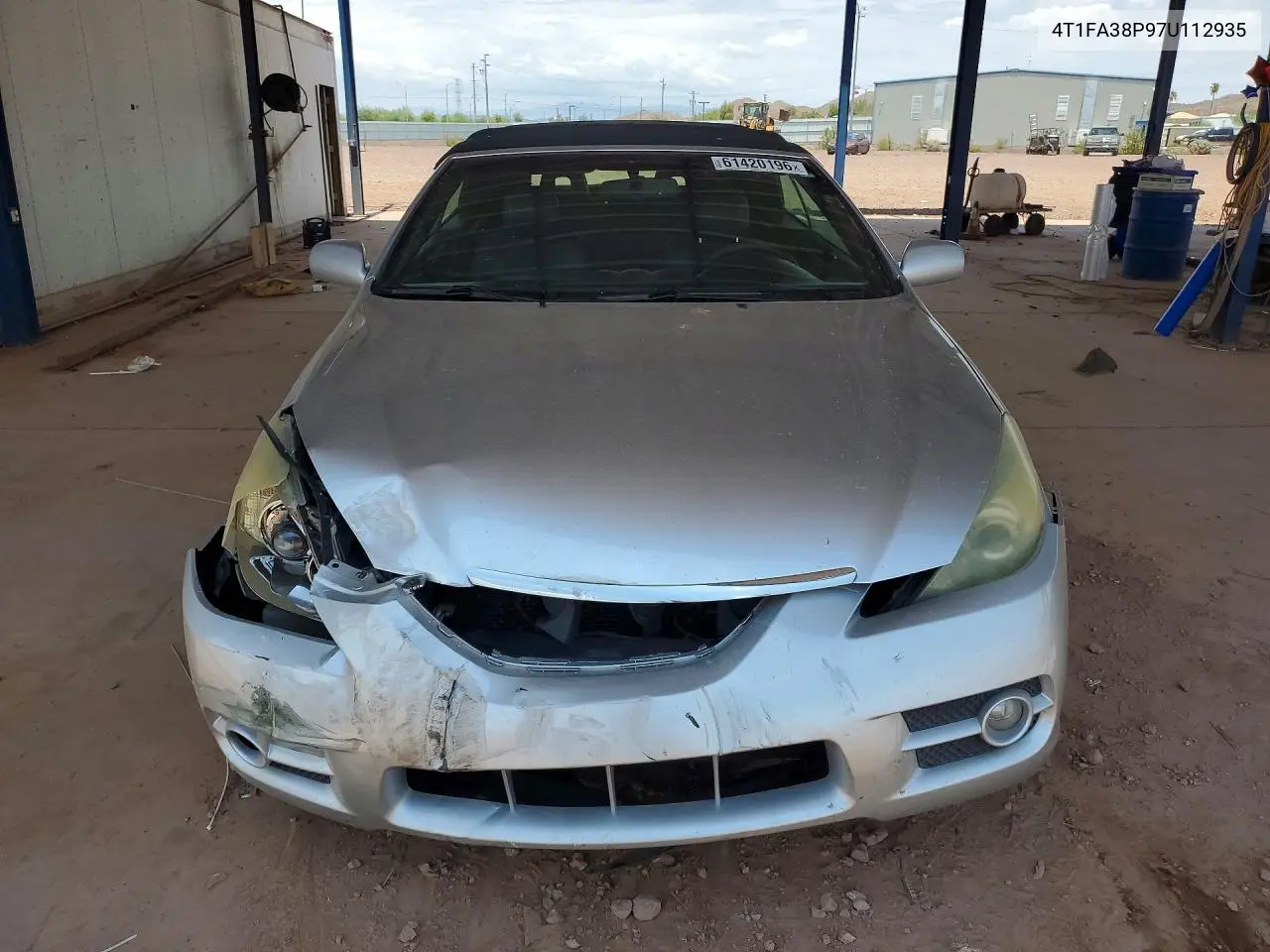 2007 Toyota Camry Solara Sle V6 VIN: 4T1FA38P97U112935 Lot: 61420196
