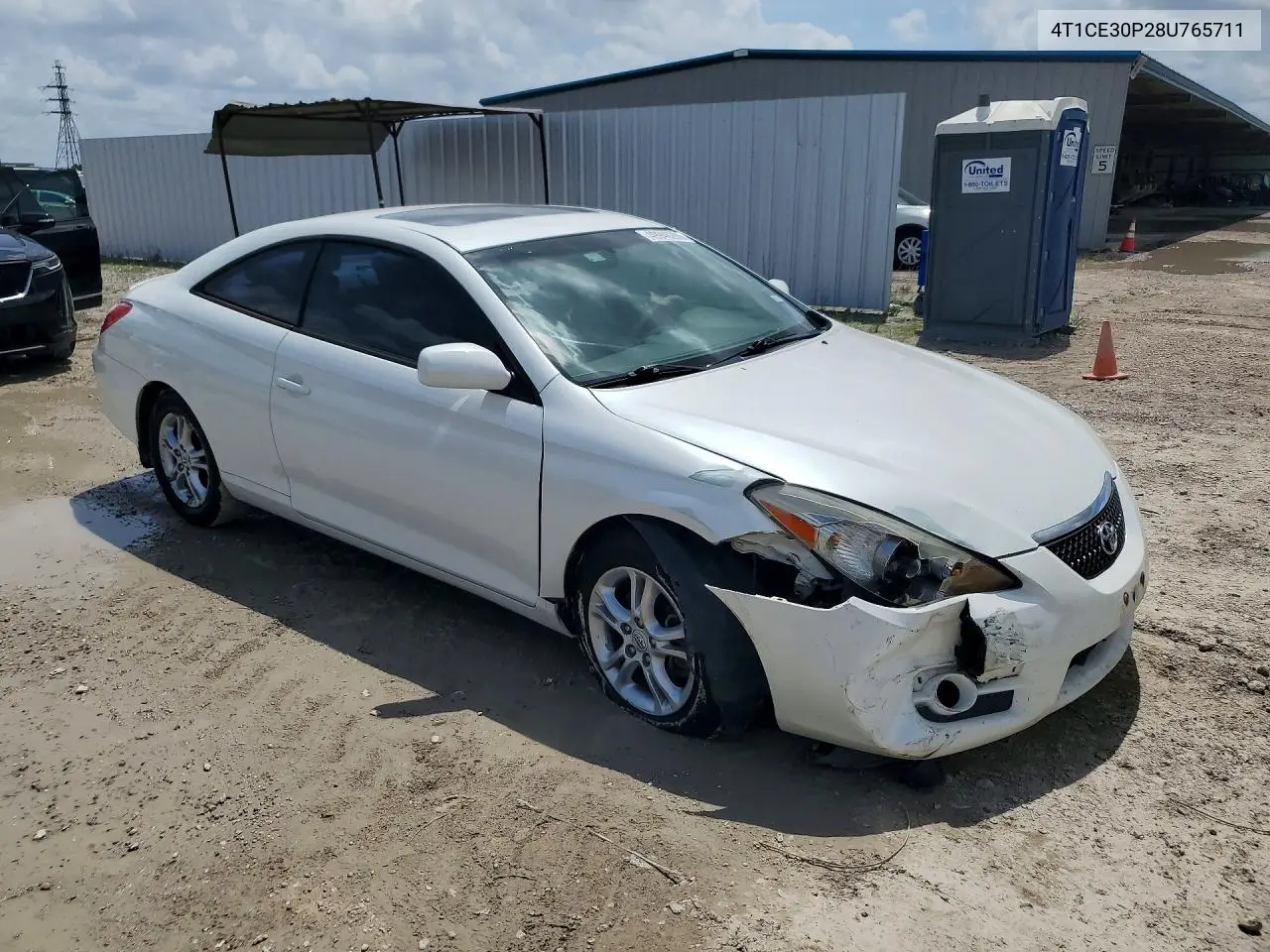 2008 Toyota Camry Solara Se VIN: 4T1CE30P28U765711 Lot: 49946206