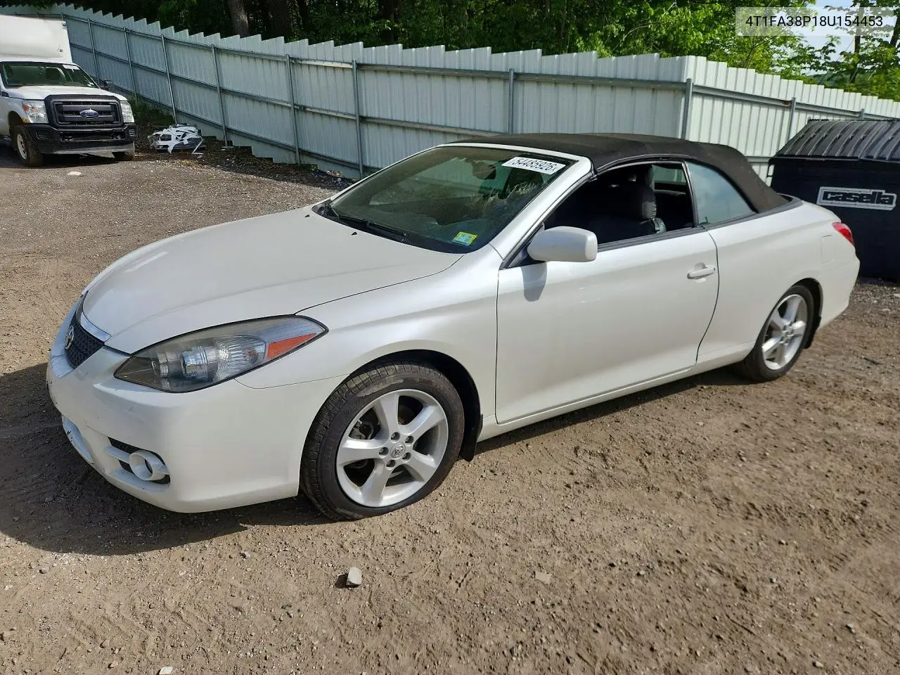 2008 Toyota Camry Solara Sle V6 VIN: 4T1FA38P18U154453 Lot: 54485926