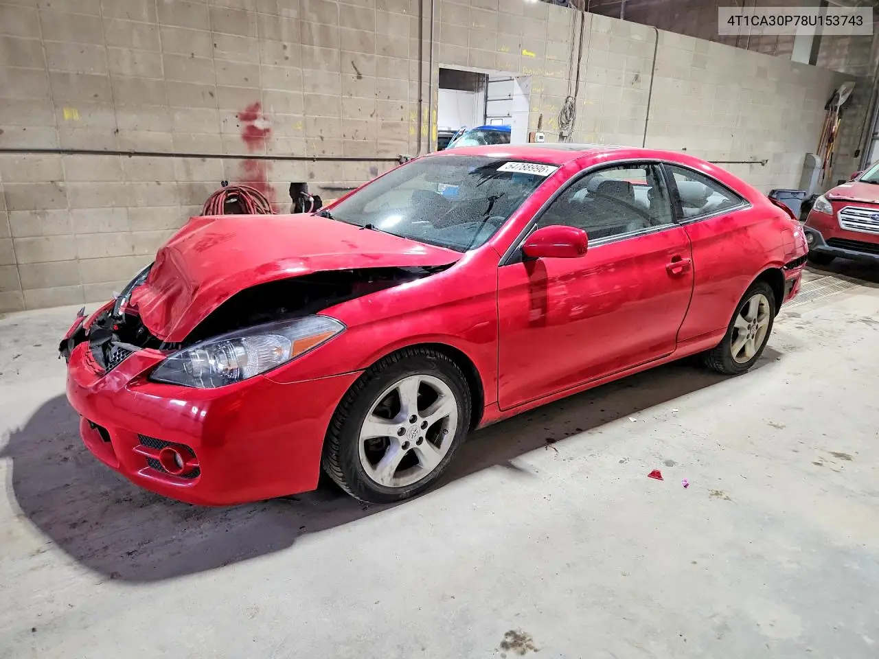 2008 Toyota Camry Solara Sle V6 VIN: 4T1CA30P78U153743 Lot: 54788996