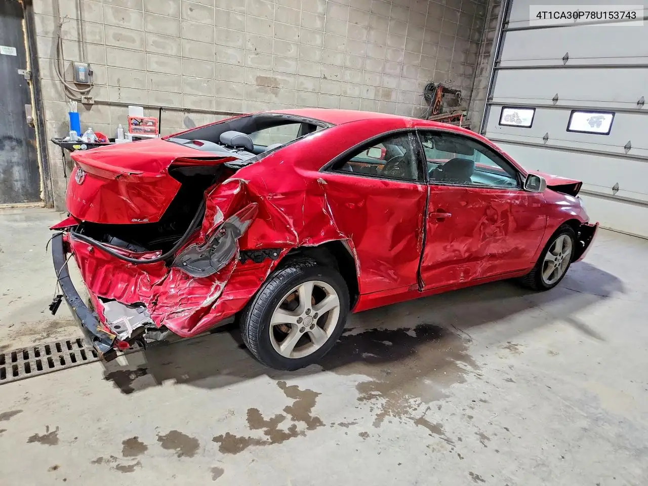 2008 Toyota Camry Solara Sle V6 VIN: 4T1CA30P78U153743 Lot: 54788996