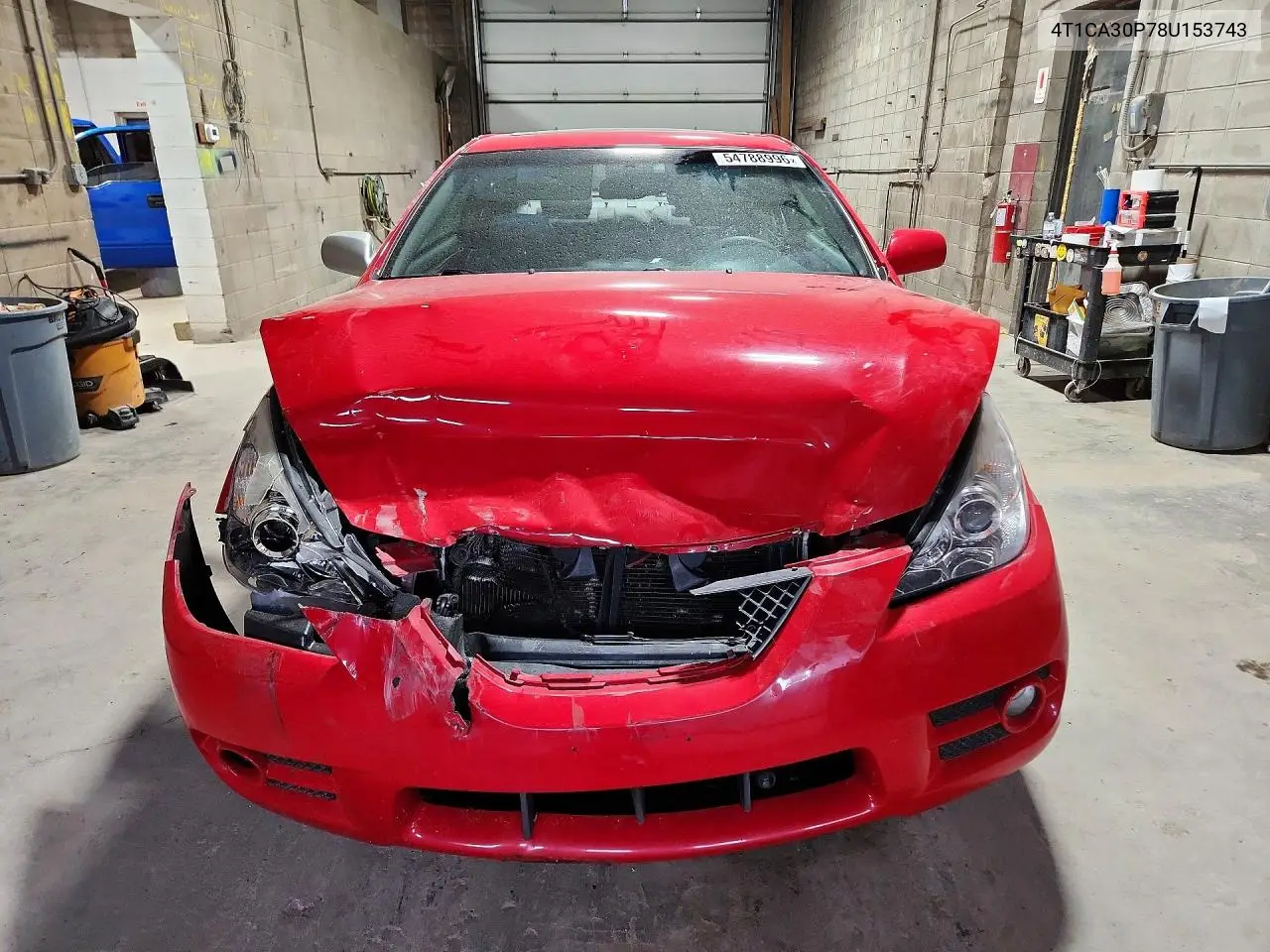 2008 Toyota Camry Solara Sle V6 VIN: 4T1CA30P78U153743 Lot: 54788996