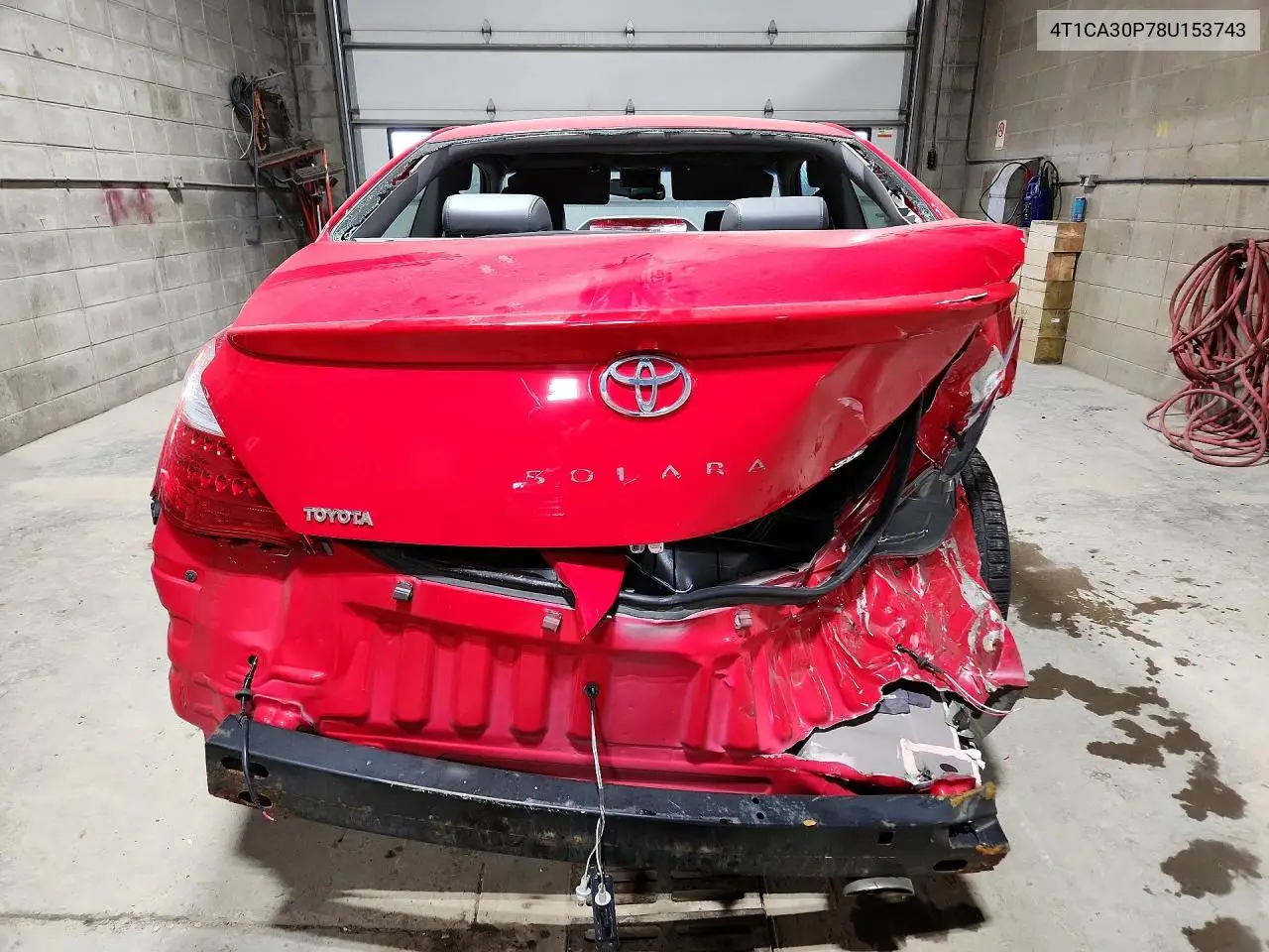2008 Toyota Camry Solara Sle V6 VIN: 4T1CA30P78U153743 Lot: 54788996