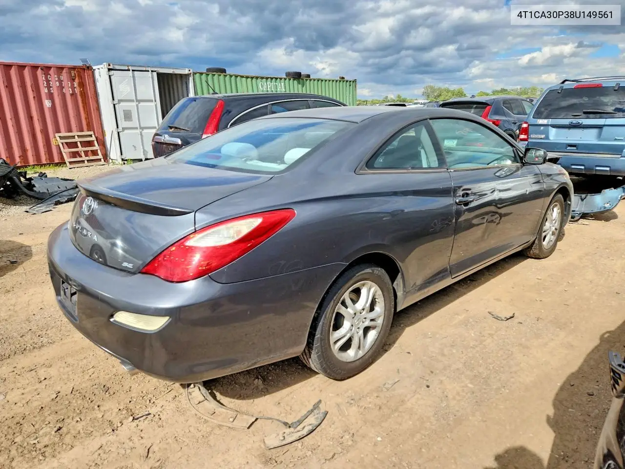 2008 Toyota Camry Solara Se V6 VIN: 4T1CA30P38U149561 Lot: 57465816