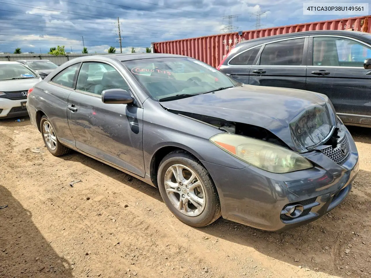 2008 Toyota Camry Solara Se V6 VIN: 4T1CA30P38U149561 Lot: 57465816