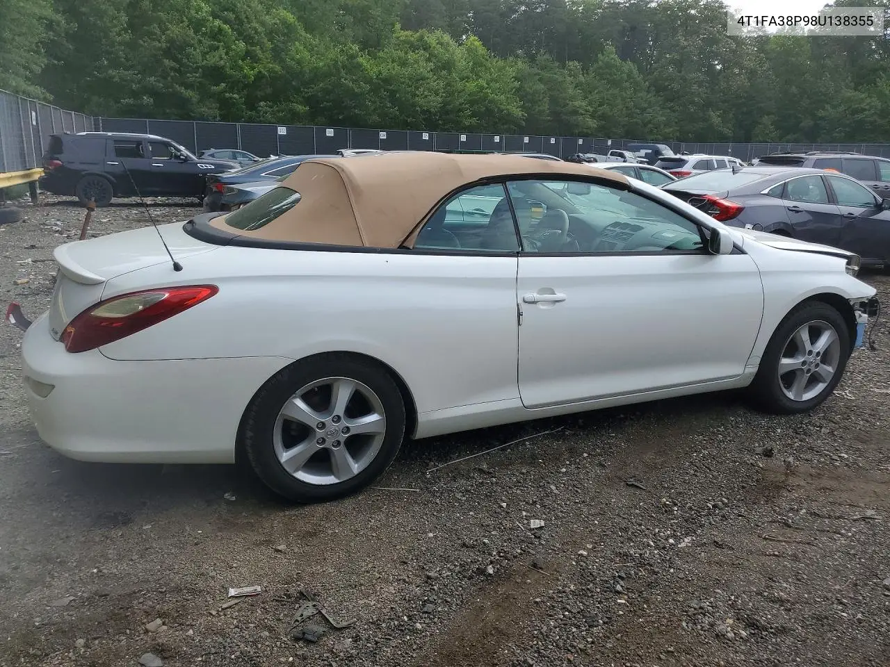 2008 Toyota Camry Solara Sle V6 VIN: 4T1FA38P98U138355 Lot: 57815096