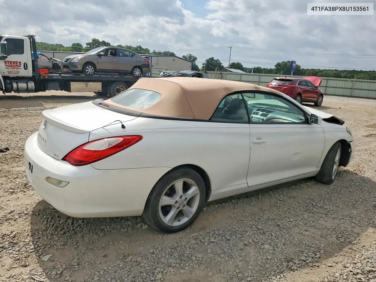 2008 Toyota Camry Solara Sle V6 VIN: 4T1FA38PX8U153561 Lot: 58962416