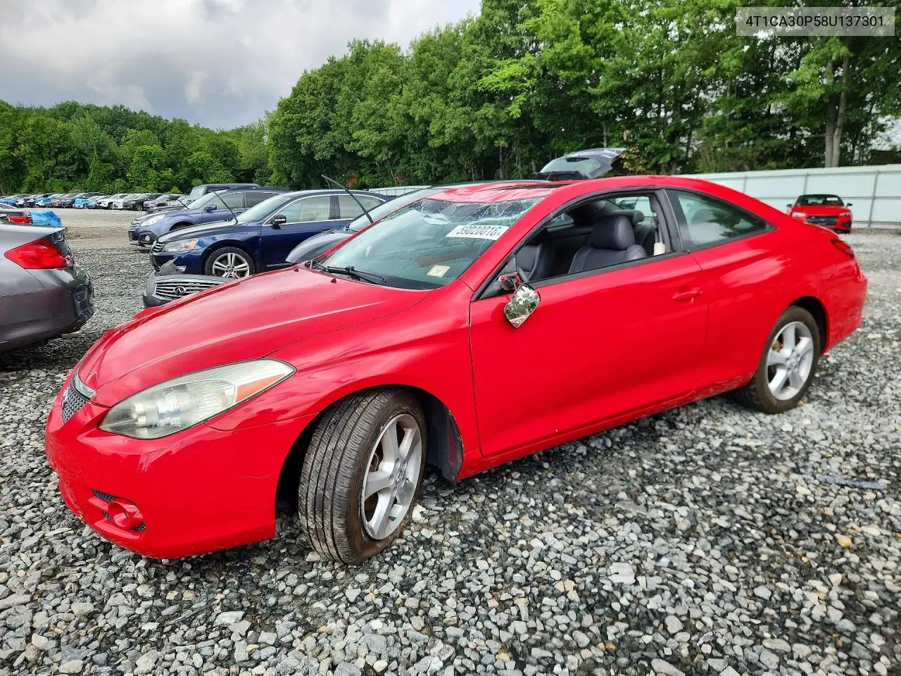 2008 Toyota Camry Solara Sle V6 VIN: 4T1CA30P58U137301 Lot: 59020016