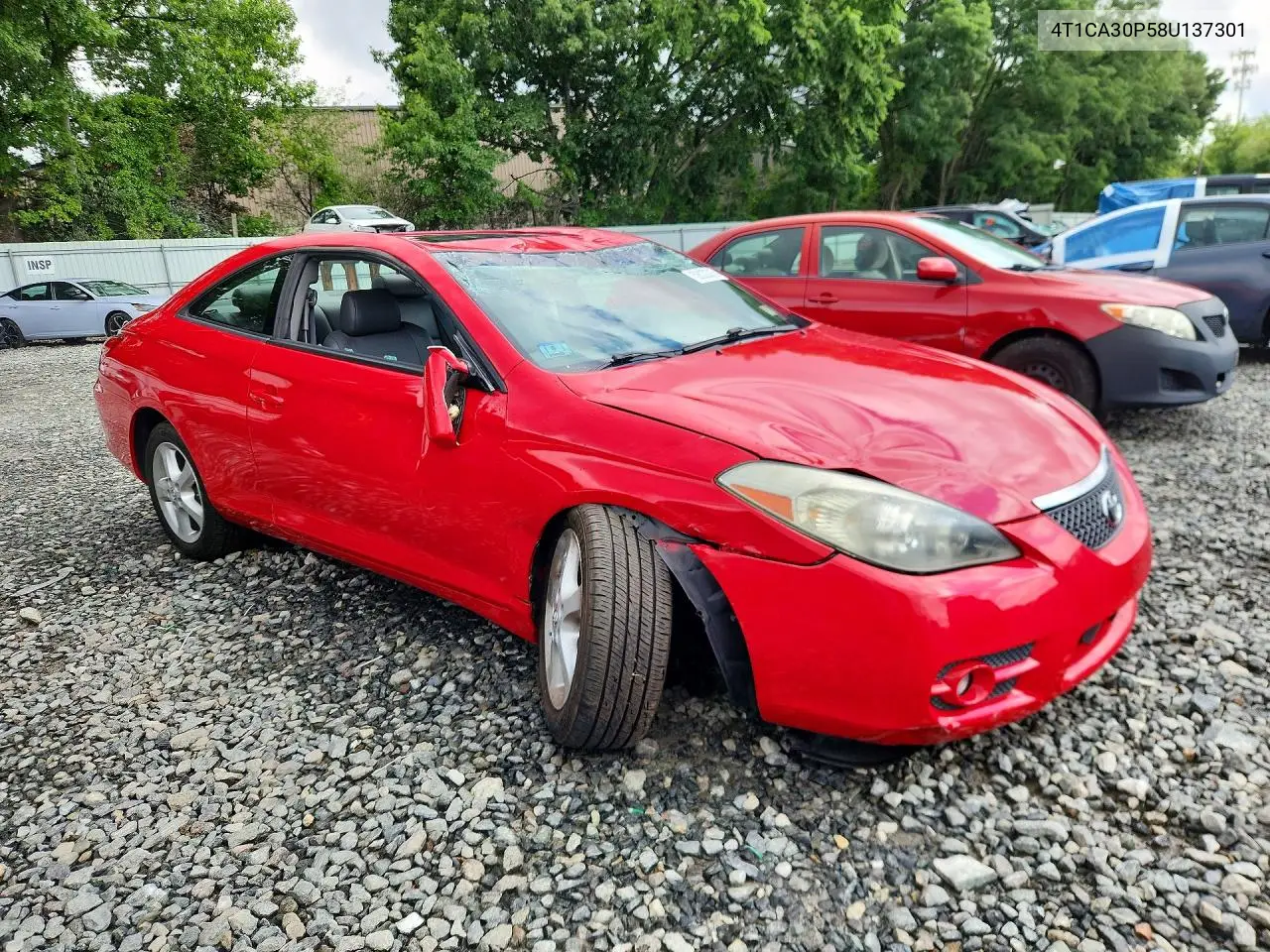 2008 Toyota Camry Solara Sle V6 VIN: 4T1CA30P58U137301 Lot: 59020016