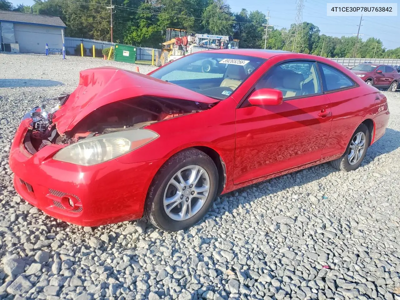 2008 Toyota Camry Solara Se VIN: 4T1CE30P78U763842 Lot: 59265256
