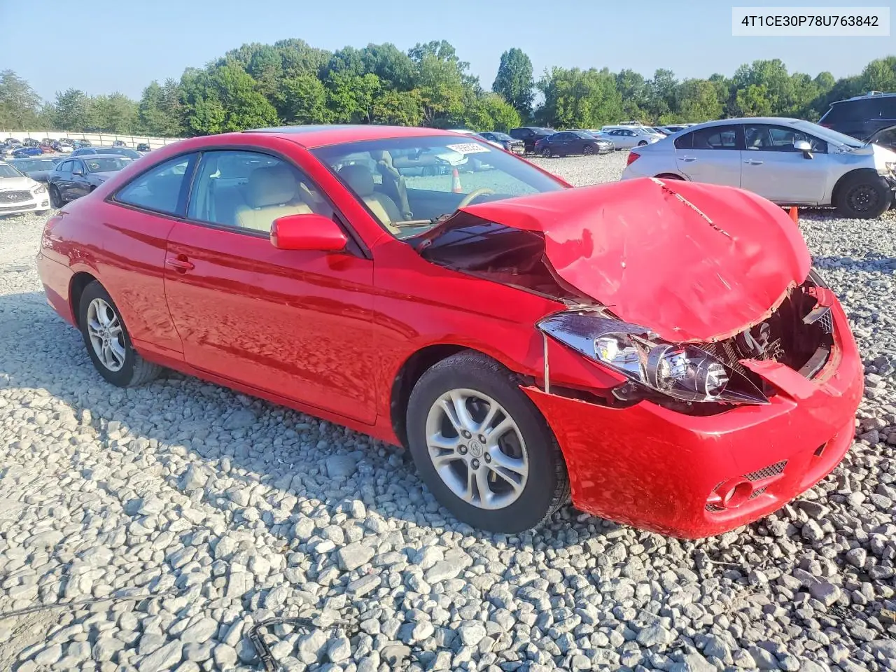 2008 Toyota Camry Solara Se VIN: 4T1CE30P78U763842 Lot: 59265256