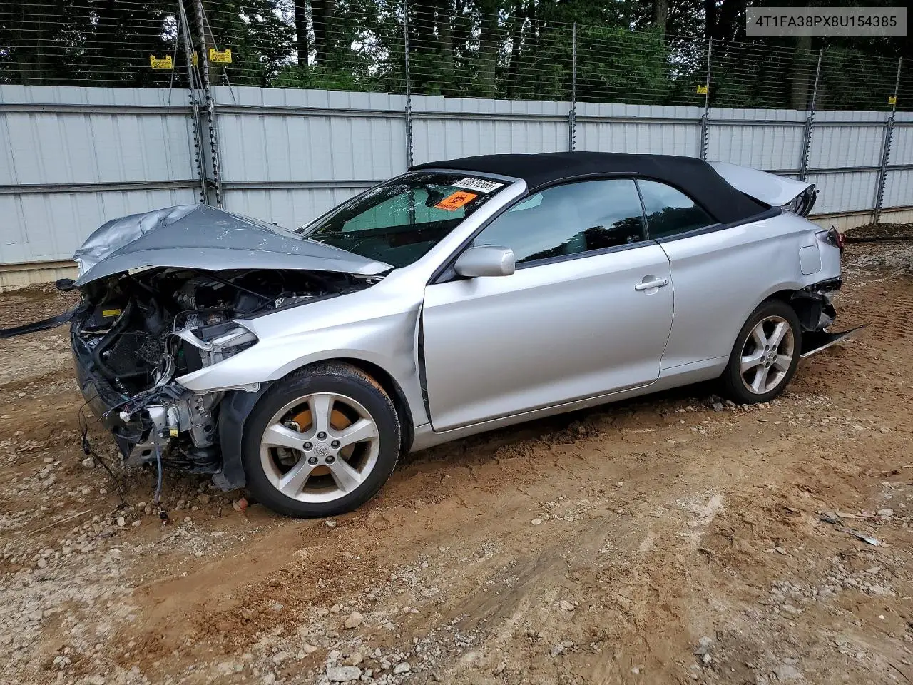 2008 Toyota Camry Solara Sle V6 VIN: 4T1FA38PX8U154385 Lot: 60876566