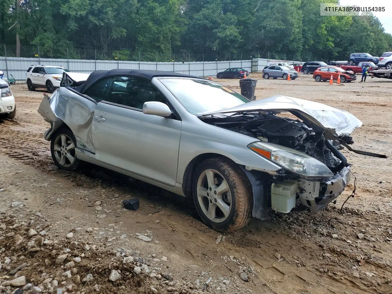 2008 Toyota Camry Solara Sle V6 VIN: 4T1FA38PX8U154385 Lot: 60876566