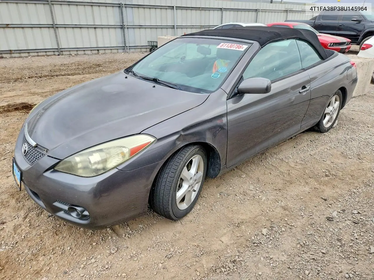2008 Toyota Camry Solara Sle V6 VIN: 4T1FA38P38U145964 Lot: 61130786