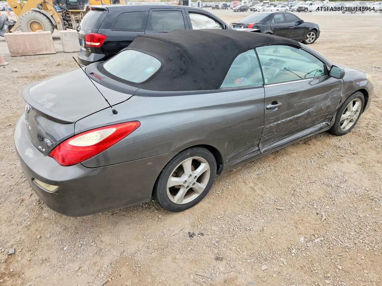2008 Toyota Camry Solara Sle V6 VIN: 4T1FA38P38U145964 Lot: 61130786