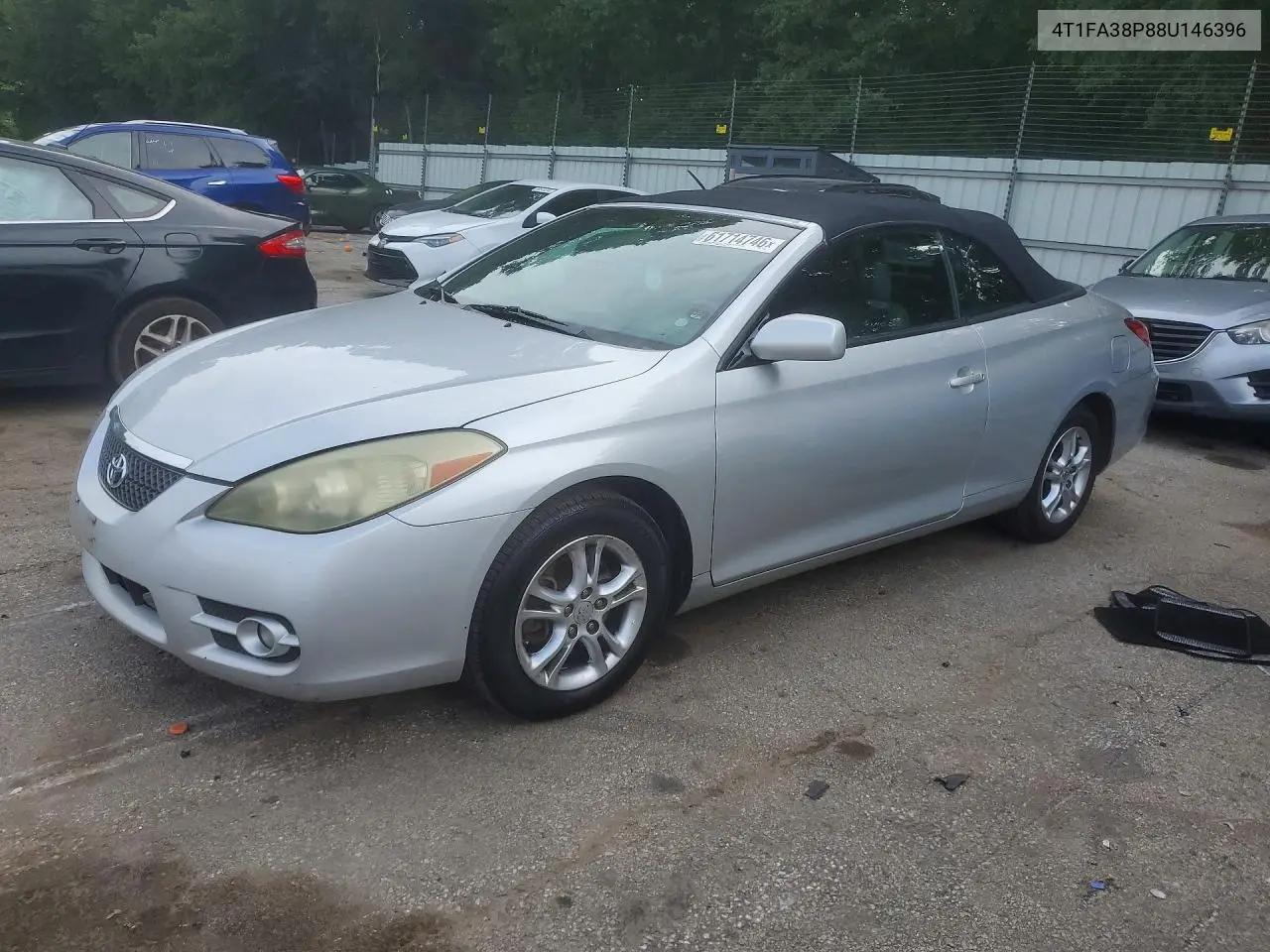 2008 Toyota Camry Solara Se V6 VIN: 4T1FA38P88U146396 Lot: 61714746