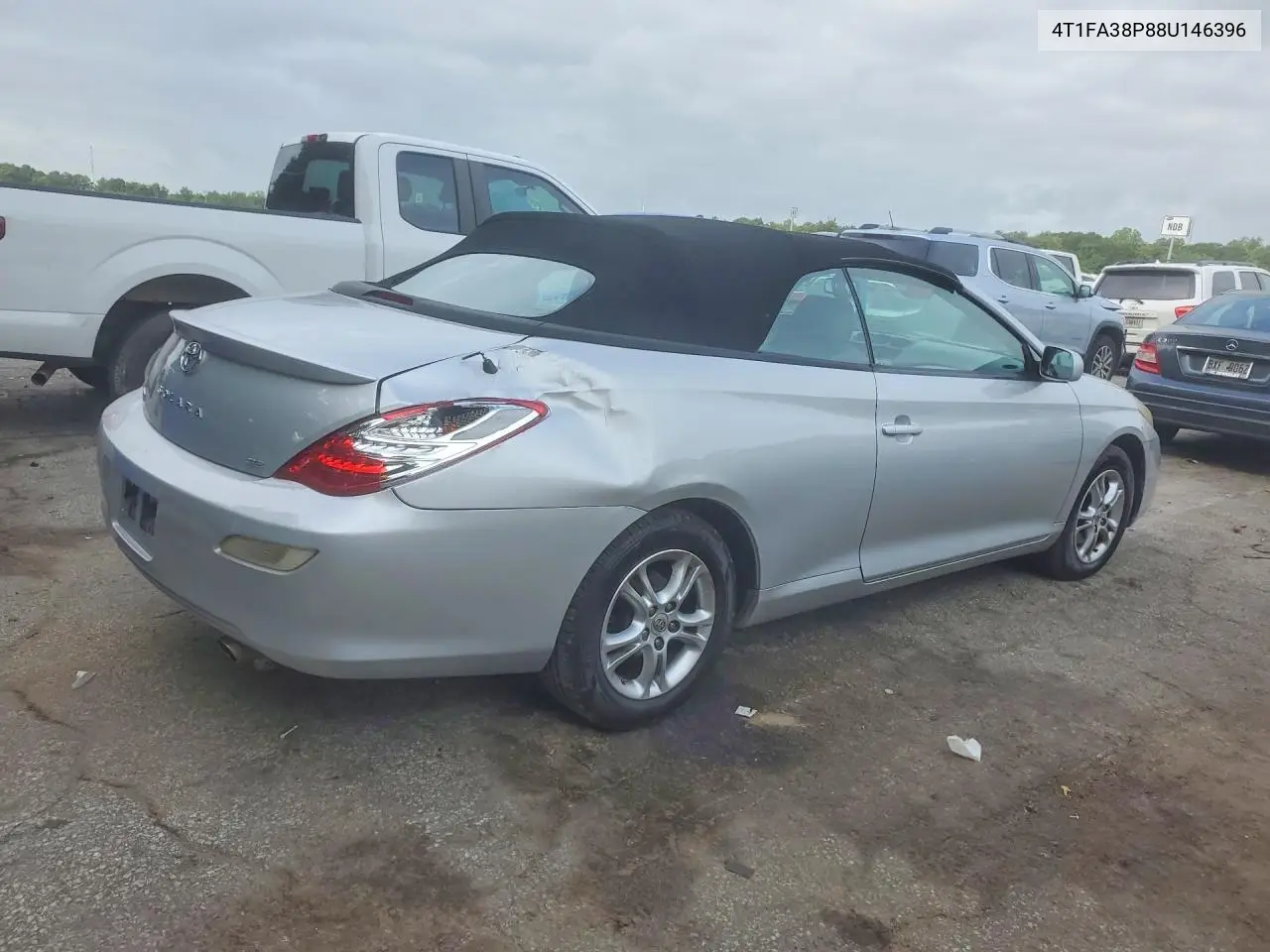2008 Toyota Camry Solara Se V6 VIN: 4T1FA38P88U146396 Lot: 61714746