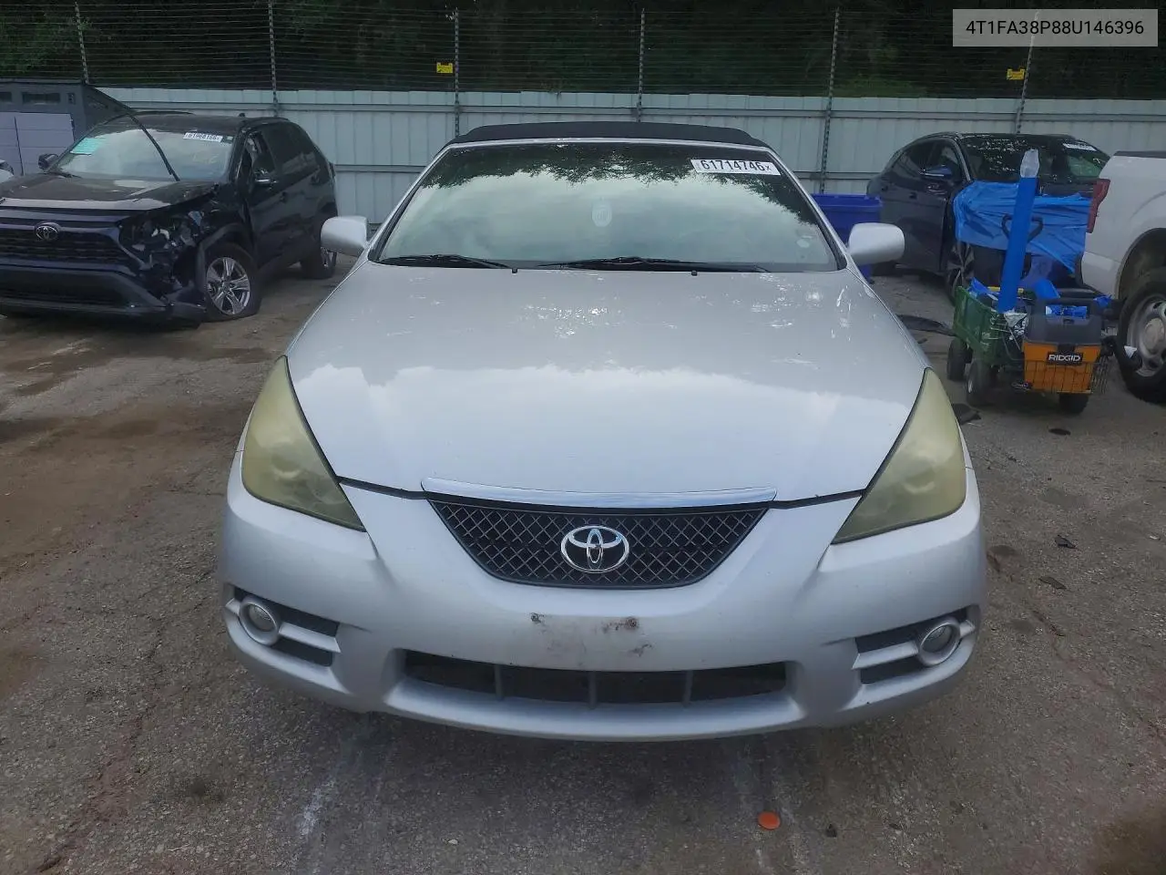 2008 Toyota Camry Solara Se V6 VIN: 4T1FA38P88U146396 Lot: 61714746