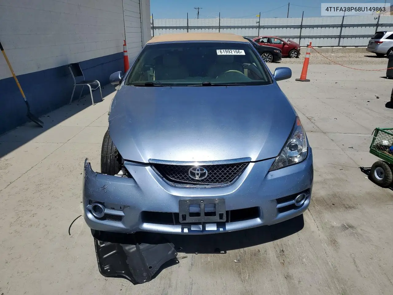 2008 Toyota Camry Solara Sle V6 VIN: 4T1FA38P68U149863 Lot: 61992166